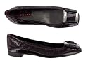 Prada Womens Buckle Low Heel Pumps Shoes