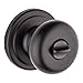 Kwikset Hancock Bed/Bath Knob in Polished Chrome