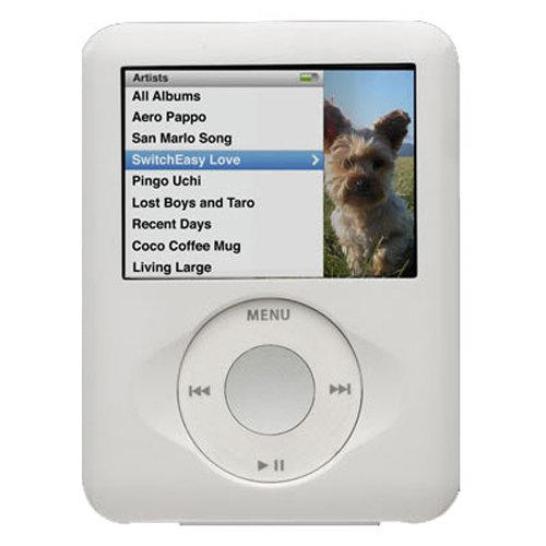 SwitchEasy Biscuits for Apple iPod nano 3G MP3 player - Plastic Hard Case Accessory Pack - Color White SwitchEasy Biscuits for Apple iPod nano 3G MP3 player - Plastic Hard Case Accessory Pack - Color White