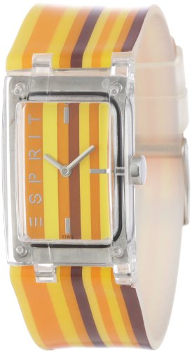 Esprit Damen-Armbanduhr houston orange ice Analog Quarz A.ES103362005