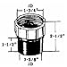 United States Hdwe. P-081C Strainer Swivel Adapter