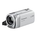 Panasonic SD40 Full HD Camcorder - White (SD Card Recording, x16.8 Optical Zoom, Wide Angle Lens, iA + AF Tracking)
