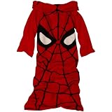 Silver Buffalo Marvel MC7022 Spider-Man Eyes Fleece Kid Throw Blanket with Sleeves, 54-Inch by 42-Inch