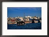 Abra, or Water-Taxi, on Creek, Dubai, United Arab Emirates Framed Photographic Poster Print by Chris Mellor, 21x17