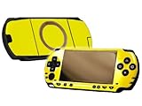 PlayStation Portable 1000 (PSP) Skin - NEW - LEMON YELLOW system skins face ....