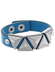 BCBGeneration Turquoise and Silver Colored Triangle Bracelet