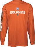 Miami Dolphins Orange Youth Wingman Sideline Long Sleeve T-Shirt