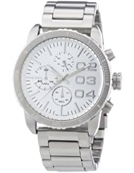 Diesel DZ5301 Ladies FRANCHISE Chronograph Silver Watch