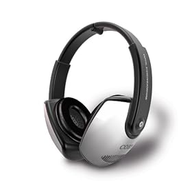 Coby CV-163 Full Size Folding Digital Stereo Headphones with Volume Control by Coby