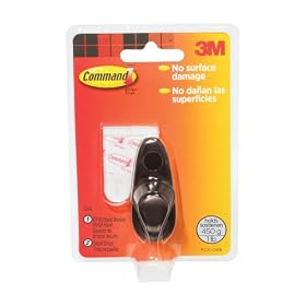 3M Command FC11-ORB Forever Classic Small Metal Hook, Oil Rubbed Bronze