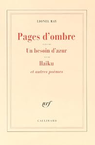 Pages D Ombre Un Besoin D Azur Haiku Et Autres Poemes Babelio