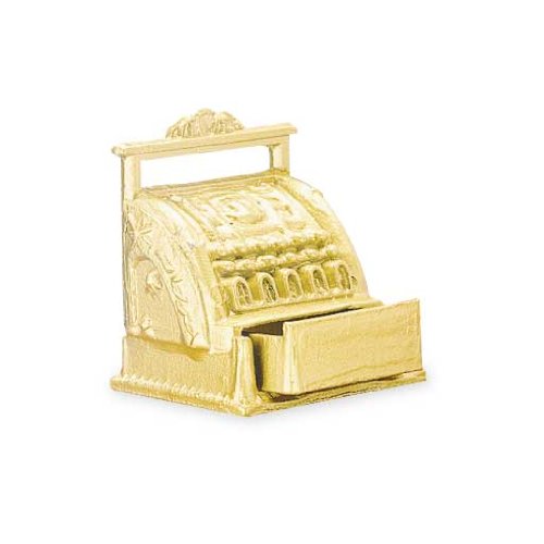 Dollhouse Miniature Metal Cash Register