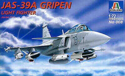 Cover image : イタレリ 008 1/72 JAS-39Aグリペン