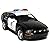 12 pcs in Box: 5" 2006 Ford Mustang GT Police 1:38 Scale (Black/White)