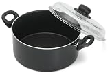 Ballarini Trend Black Dutch Oven 5 Quart with Glass Lid