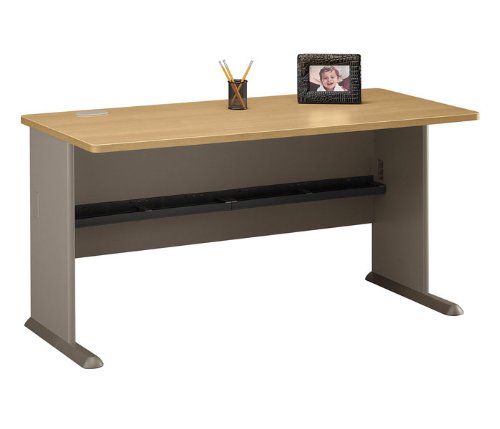 Bush Business Furniture WC64360 Light Oak - Sage Series A 60 Inch Desk [Kitchen