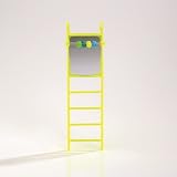 Budgie/Parkakeet Plastic Ladder with Beads & Mirror (PP)(0010340)