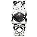 Seksy 4159.37 Ladies Hidden Hearts Swarovski Crystal and Black Mother of Pearl Bracelet Watch