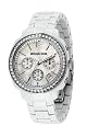 MICHAEL Michael Kors Women's Chronograph White Acrylic-Bracelet Watch