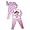 Dora the Explorer - Girls 2 Set Dora 2 Piece Long Sleeve Pajamas, Pink, White, Purple (Size 6)