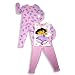 Dora the Explorer - Girls 2 Set Dora 2 Piece Long Sleeve Pajamas, Pink, White, Purple