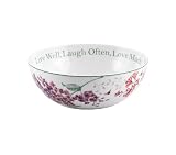 Lenox Butterfly Meadow Live Well, Laugh Often Serving Bowl, 9 1/4