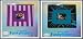 Portable Digital Funky Frames for kids - Choose either: Purple and Lavender or Black and Turquoise