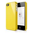 elago S4 Slim Fit 2 Case for iPhone 4/4S - Sport Yellow + HD Professional Extreme Clear film