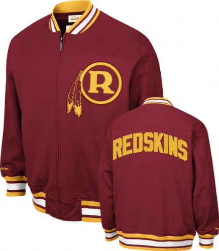 Washington Redskins Mitchell & Ness Sideline Track Jacket - X-Large