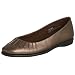 Easy Street Women's Audrey Ballet Flat,Bronze,9 1/2 W