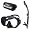 Oceanic Shadow Frameless Dive Mask and 100% UltraDry Snorkel w/Protective Mask Case