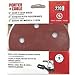 6 Pack Porter Cable 735502205 5" Round 220 Grit (Hook & Loop, 5 Holes) Sanding Discs 5 Discs per Package