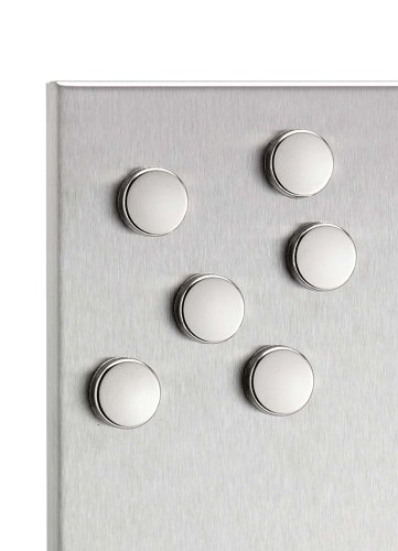 Blomus 66739 Set 6 Magnete Edelstahl Ø 2 cm MURO