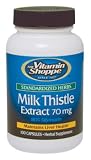 Vitamin Shoppe - Milk Thistle Extract, 70 mg, 100 capsules