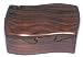Designer Crafted Bandsawn Jewelry Box - Bolivian Rosewood