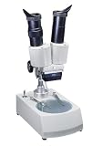 Economy stereomicroscopes; magnifiation, 20x; top and bottom illuminators; 115V