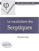 Le vocabulaire des sceptiques