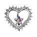 Reverse Heart Belly Button Ring