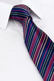 Machine Washable Multicoloured Striped Tie