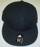 Houston Rockets Flat Bill Fitted Adidas Hat Size 7 1/8