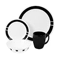 Corelle Livingware 16-pc. Dinnerware Set - Urban Black