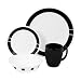 Kitchen & Housewares : Corelle 16-pc. Dinnerware Set - Urban Black