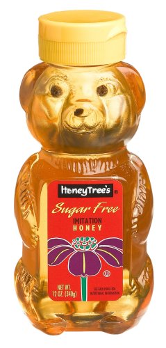 Honey Tree Sugar Free Imitation Honey, 12-Ounce Plastic Bear (Pack of 12) by Honey