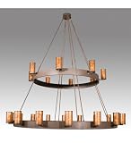 165W Cabelas 2 Tier 24 Lt Chandelier