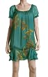 MAXSTUDIO HAND PAINTED TRELLIS DRESS