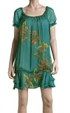 MAXSTUDIO HAND PAINTED TRELLIS DRESS
