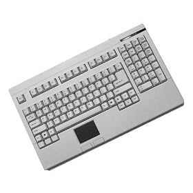 Adesso Rackmount White USB Keyboard with Glidepoint Touchpad  ( ACK-730UW )