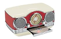 Memorex MTT3200 50's Retro Style Table Top CD Player