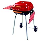 Meco Series 4100 Model 4106 Square Utility Charcoal Grill, Red