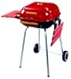 Meco Series 4100 Model 4106 Square Utility Charcoal Grill, Red
